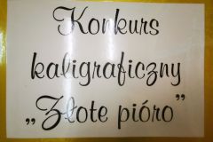 Konkurs kaligraficzny