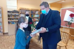 Wręczenie nagród w konkursie czytelniczym
