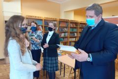 Wręczenie nagród w konkursie czytelniczym
