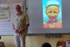 Spotkanie z pisarzem Ł. Wierzbickim