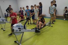 Trening wioślarski