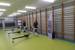 Trening wioślarski