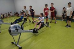 Trening wioślarski