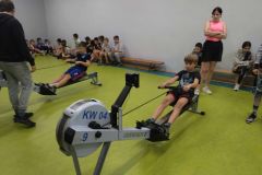 Trening wioślarski