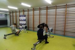 Trening wioślarski