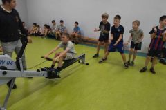 Trening wioślarski