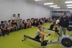 Trening wioślarski