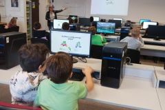 Wizyta 3c w sali informatycznej